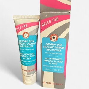 First Aid Beauty Hello Fab Coconut Skin Smoothie Priming Moisturizer 1.7oz